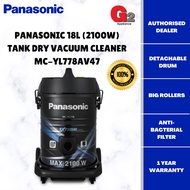 PANASONIC 18L (2100W) TANK DRY VACUUM CLEANER  MC-YL778AV47