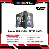 DARKFLASH C275P M-ATX Casing - Black