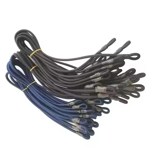 Bungee jumping equipment elastic rope with pull rope trampoline short rubber band jumping rope