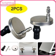 2x Toilet Seat Hinges Top Close Soft Release Quick Fitting Heavy Duty Hinge Pair #HOT