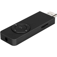 MP3 Player, Portable Media Digital MP3 Music Player Compact for Listening to Music(Black)