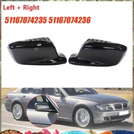 1Pair Car Rearview Mirror Covers Trim Caps for     E65 E66 E67 E46 Coupe E46  51167074236 5116707423