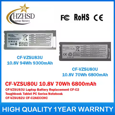 CF-VZSU80U 10.8V 70Wh 6800mAh CF-VZSU83U Genuine Original Laptop Battery Replacement For Panasonic C