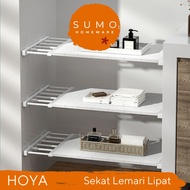 |SUMO SUMO SUMO| HOYA Adjustable Wardrobe Divider Rack Adjustable Wardrobe Divider Rack Multipurpose