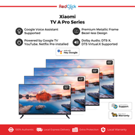 [MY Set] Xiaomi Mi TV A Pro Series (65"/55"/43") 4K UHD/(32") HD Powered by Google TV Smart TV | 2 Years Xiaomi Warranty