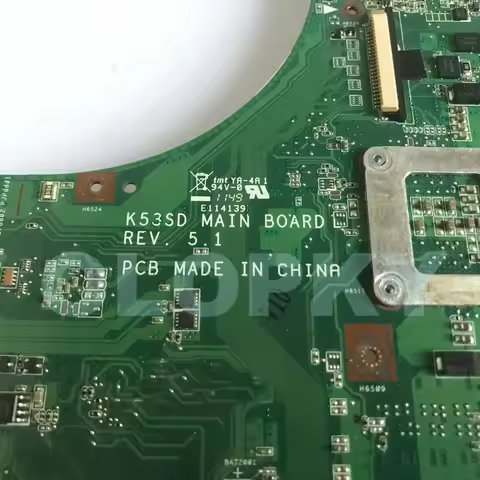K53SD Mainboard with GT610M 2GB GPU For ASUS K53E K53 Laptop Motherboard PGA989 DDR3