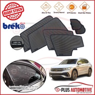 Volkswagen Tiguan Allspace 2021-2024 Breko Sun Shade High Quality Car Magnetic Sunshade [Rear Windsc