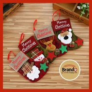 Christmas Socks SANTA Socks Christmas Tree Decorations XMAS DECORATION Gift Pockets