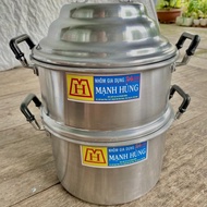 Nồi nhôm hấp xôi hấp thức ăn Size 20cm 24cm 26cm 28cm 30cm 34cm