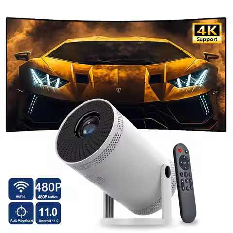 2025 Support HDMI 100ANSI FY300 Projector 4K Native 480P Dual Wifi6 BT5.0 Cinema Outdoor Portable Pr