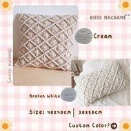 Macrame Cushion Cover 0505|Macrame Sofa Cushion Cover 40x40cm