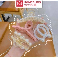 Combo 5 High Quality Clear Plastic Hair Clip ChunkyPiece CZ_502 A101