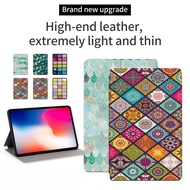 For Samsung Galaxy Tab A 10.1 (2016) SM-T580 SM-T585 SM-P580 SM-P585 SM-P585Y Fashion Tablet Flip Casing Leather Case Fancy Color Lattice Series Stand Cover