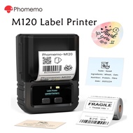 Phomemo M120 Bluetooth Thermal Label Sticker Printer