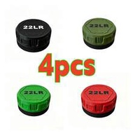 4pcs/Set Pocket-Sized Boxes, Each Can Hold 55 Rounds Of 0.22LR , Available In 4 Colors, Small Storag