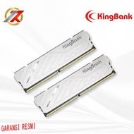 kingbank KJUS 32GB (2X16GB) DDR5 - 5600Mhz UDIMM C46 XMP SILVER heatsink | RAM PC 32GB (2X16GB) DDR5