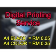 Digital Printing [A4 SIZE] Service [Color]