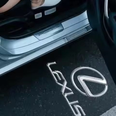 For Lexus CT ES GS NX IS250 CT200h IS300h ES300h ERX400h NX300h F SPORT Led Lights logo Car Door Lam