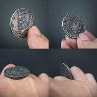 怪盜基德硬幣魔術幣道具 1974 甘迺迪頭像30mm 紀念幣 手指轉硬幣指尖小玩具👉🏻2️⃣4️⃣種款式👈🏻