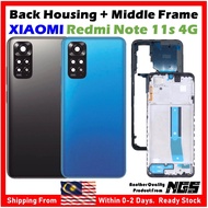 (+FRAME) Full Housing Back Housing Back Cover Compatible For XIAOMI Redmi Note 11 4G / Note 11s 4G /