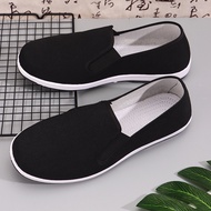 Box Box Cloth Shoes Men's Shoes Elderly Pedal Driving Work Black Cloth Shoes _ Pringles