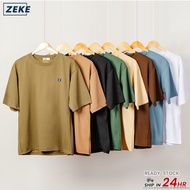 ZEKE A0028 Men's Short Sleeve T-shirt with Embroidered Logo.