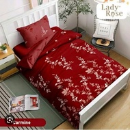 sprei lady rose single uk 90x200 Carmine