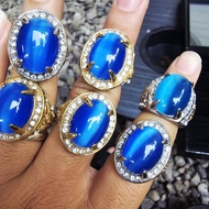 COD AVAILABLE. Cat Eye Lightning Agate Ring Skybiru, High Quality TitaniumRing Smooth with Flash in 