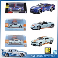 1:64 Porsche 918 Spyder Chevrolet Camaro Ford Mustang 2018 Gulf Alloy Premium Diecast Model Kereta K