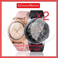 2PCS NEW Samsung galaxy watch 42mm/46mm tempered glass full cover galaxy watch 46mm screen protector