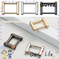 DAPHNE Metal Screw Rings Buckle Bag Strap Accessories Bag Loop Rectangle Rings Buckle Detachable DIY