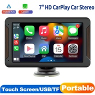 Universal Portable car radio 7inch Multimedia Video Player Wireless CarPlay Android Auto Touch Screen For BMW VW Nissan Benz KIA