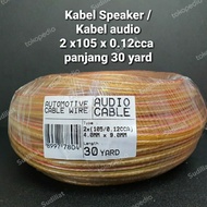 [PROMO] SPEAKER CABLE AUDIO CABLE/ 2 x 105 x 0.12C - 30 YARD LENGTH