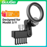 GUUGEI Mgsafe Magnetic Car Phone Holder For Tesla Model 3 Model Y Universal Cell Phone Mount Stand With Strong Magnetic Grip