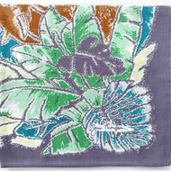 Jim Thompson Vintage Handkerchief Elephants in Banana Grove 17 x 16.5 inches