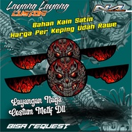 Layang-layang Naga Kain Full Printing per Keping High Quality