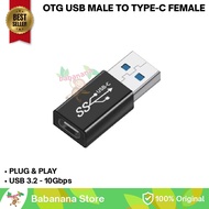USB 10Gbps 3.2 TYPE-A TO TYPE-C OTG Changer Adapter Converter Female