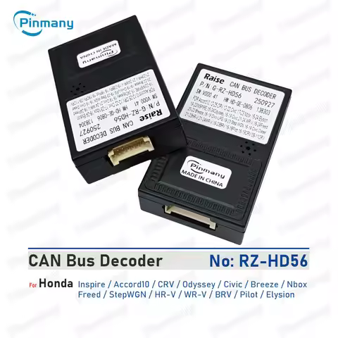 Car Radio CAN Bus Decoder RAISE HD56 for Honda ﻿Inspire CRV Odyssey Civic Breeze Nbox Freed StepWGN 