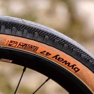 Vacuum Tire Outer Tire (yellow edge) Byway 650b x 47mm 1 PCS Ultra-light Puncture