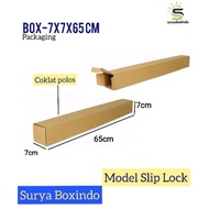 Box 7x7x65 cm{ Photo Rool}/Cardboard/Photo Roll Box/Banner Box