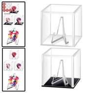 [Lovoski] Guitar Pick Display Box, Pick Case with Holder, Display Container 1.97x1.97x1.97 Inch, Pic