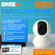 TP-LINK TAPO C200 1080P 2MP PAN TILT 2WAY AUDIO INDOOR WIFI CAMERA FREE MICRO SD 64GB