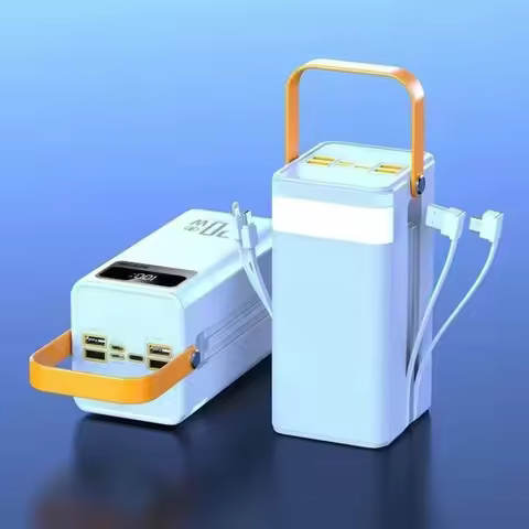 Large 160000mAh Power Bank 120W Fast Charging Built in Cables Powerbank for IPhone Xiaomi Huawei Sam