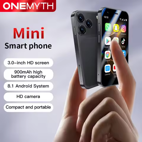 ONEMYTH A17 Mini Android 8.1 SmartPhone 3.0'' 2GB RAM 16GB ROM Dual SIM Standby Play Store 3G Small 