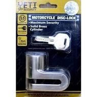 Khóa đĩa xe máy chống trộm Yeti YT3027 (Bạc)