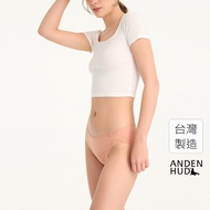 [Anden Hud] Antibacterial Series.beveled Cross Mid-Waist Briefs (Soft Skin Orange) Pure Cotton Made 