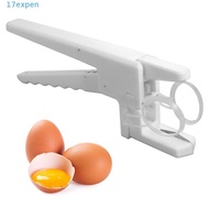 EXPEN Egg Shell Cracker, White Plastic Egg Separator, Convenient Egg Breaker For Breaking Egg