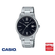 [ของแท้] CASIO นาฬิกาข้อมือ CASIO รุ่น MTP-V002D-1B3UDF สายสเตนเลสสตีล สีดำ