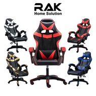 RAK【AJ】 Kerusi Gaming Kerusi Komputer Kerusi Lumba dengan Sandaran Ergonomik dan Pelarasan Ketinggia