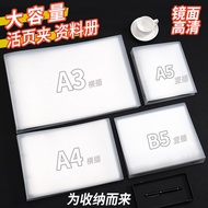 a4Paper folder document book a3Loose-leaf binder with transparent insert pages, certificate and awar